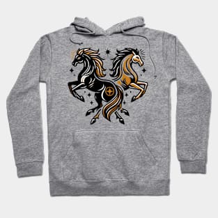 Duo Golden Horse Hoodie